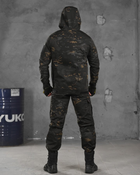 Тактичний костюм poseidon у чорний мультикам 0 XXL - зображення 4