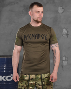 Тактична потоотводящая футболка oblivion tactical ragnarok олива L - зображення 2