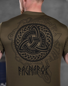 Тактична потоотводящая футболка oblivion tactical ragnarok олива L - зображення 7