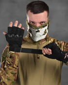 Рукавички безпалі outdoor tactics із захистом black 00 M - зображення 2