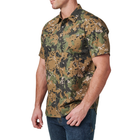 Рубашка тактическая 5.11 Tactical® Wyatt Print Short Sleeve Shirt M Sage Green Canopy Camo - изображение 4