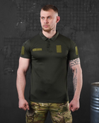 Тактична футболка поло tactical siries олива 0 L - зображення 1