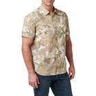 Сорочка тактична 5.11 Tactical® Wyatt Print Short Sleeve Shirt L Sand Dune Canopy Camo - зображення 2