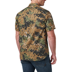 Рубашка тактическая 5.11 Tactical® Wyatt Print Short Sleeve Shirt S Sage Green Canopy Camo - изображение 5