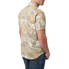 Рубашка тактическая 5.11 Tactical® Wyatt Print Short Sleeve Shirt XL Sand Dune Canopy Camo - изображение 5