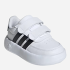 Дитячі кеди для хлопчика Adidas Breaknet 2.0 CF I ID5276 26.5 Білі/Чорні (4066759164734) - зображення 2