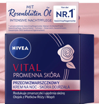 Крем для обличчя нічний Nivea Vital Radiant Skin проти зморшок 50 мл (4006000054858) - зображення 4