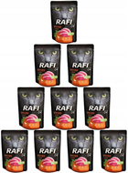 Mokra karma dla kotów Dolina Noteci Rafi Cat z kaczką 10 x 100 g (5902921382348) - obraz 2