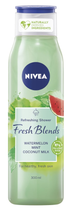  Гель для душу NIVEA Fresh Blends Refreshing Watermelon & Mint & Coconut Milk освіжуючий 300 мл (9005800329215) - зображення 1