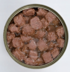Mokra karma dla kotów TufTuf Puszka kawałki mięsne z wołowiną 12x415 g (5905342250128) - obraz 4