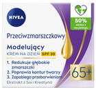 Krem do twarzy na dzień Nivea Przeciwzmarszczkowy + Modelujący SPF30 65+ 50 ml (5900017091228)