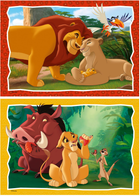 Пазл Ravensburger The Lion King 2 x 24 елемента (4005555010296) - зображення 2