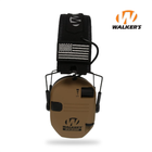 Активні навушники Walker's Razor Slim Original з патчами (коричневий) - зображення 3