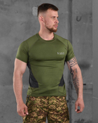Компрессионная тактическая футболка 5.11 олива ВТ1154 XL - изображение 1