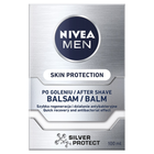 Набір Nivea Men Silver Protect Пінка для гоління 200 мл + Гель для душу 250 мл + Бальзам після гоління 100 мл + Антиперспірант-ролик 50 мл (9005800361666) - зображення 4