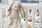М'яка іграшка Cloud-B Bubbly Кролик Бежевий 26 см (0872354008823) - зображення 2
