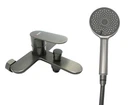 Змішувач для ванни латунь AIM темно-сірий DG01230 (gun grey)