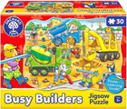 Puzzle Orchard Toys Busy Builders 30 elementów (5011863002693) - obraz 1