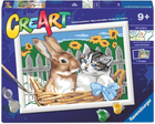 Картина за номерами Ravensburger CreArt Classic Друзі в кошику 24 x 18 см (4005556239436) - зображення 1