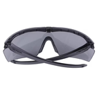 Окуляри захисні балістичні ESS Crosshair Black with Smoke Gray LenseBlack - зображення 7