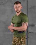 Компрессионная тактическая футболка . олива XL - изображение 2