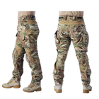 Військові тактичні штани Han Wild G3 з наколінниками бойові штани військові штани ВСУ Multicam мультикам XL - зображення 2