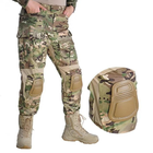 Військові тактичні штани Han Wild G3 з наколінниками бойові штани військові штани ВСУ Multicam мультикам M - зображення 5