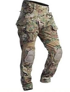 Військові тактичні штани Han Wild G3 з наколінниками бойові штани військові штани ВСУ Multicam мультикам M - зображення 8