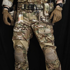 Військові тактичні штани Han Wild G3 з наколінниками бойові штани військові штани ВСУ Multicam мультикам XXXL - зображення 7