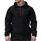 Куртка-ветровка тактическая Double weave Falcon цвет черный, 58 - изображение 1