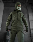 Тактичний костюм софтшель mystical oliva 0 XS - зображення 9