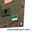 Стенд для шевронов, Патч Панель для военных нашивок и наград, липучка 40х60 см мультікам флектарн - изображение 10