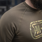 Реглан M-Tac Logo Dark Olive XL - изображение 13