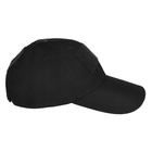 Бейсболка тактична MIL-TEC Tactical Baseball Cap Чорна - зображення 4