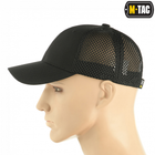 Бейсболка M-Tac із сіткою Flex ріп-стоп Black S/M - зображення 2