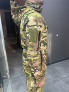 Флісова тепла софтшелл розмір Мультикам, Куртка куртка для військових Squad, Softshell, M, - зображення 3