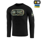 Футболка M-Tac Logo довгий рукав Black 3XL