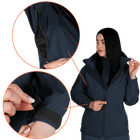 Жіноча куртка Stalker SoftShell Темно-синя (7443), XL - изображение 3