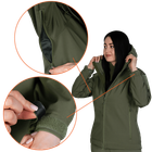 Жіноча куртка Stalker SoftShell Олива (7441), XL - зображення 3