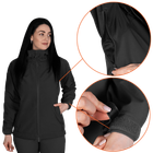 Жіноча куртка Stalker SoftShell Чорна (7442), XL - изображение 3