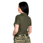 Жіноче поло Pani Army ID LT Олива (8080), S - изображение 3