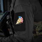 Нашивка M-Tac Spartan Helmet USA (вышивка) Black - изображение 8