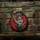 Нашивка M-Tac Tactical girl №3 Водограй Бірюза PVC - зображення 3
