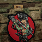 Нашивка M-Tac Tactical girl №3 Водограй Бірюза PVC - зображення 6