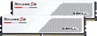 Модуль памяти G.Skill Ripjaws S5 DDR5-5200 96GB (2x48GB) CL40-40-40-83 1.10V Intel XMP White (F5-5200J4040A48GX2-RS5W)