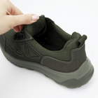 Шкіряні літні кросівки OKSY TACTICAL Olive cross NEW арт. 070104-setka 44 розмір - зображення 9