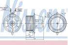 Вент.печки VW GOLF II(83-)1.0(+)[OE 191959101] Nissens (87148)