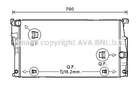 BW2447 AVA Радиатор охлаждения F20, F21, F22, F23, F30, F31, F34, F34, F80, F87 Ava (BW2447)