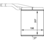 Радиатор печки Connect 02- MAHLE (AH143000P)