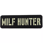 Патч / шеврон светящийся Milf Hunter Laser Cut черный - изображение 1